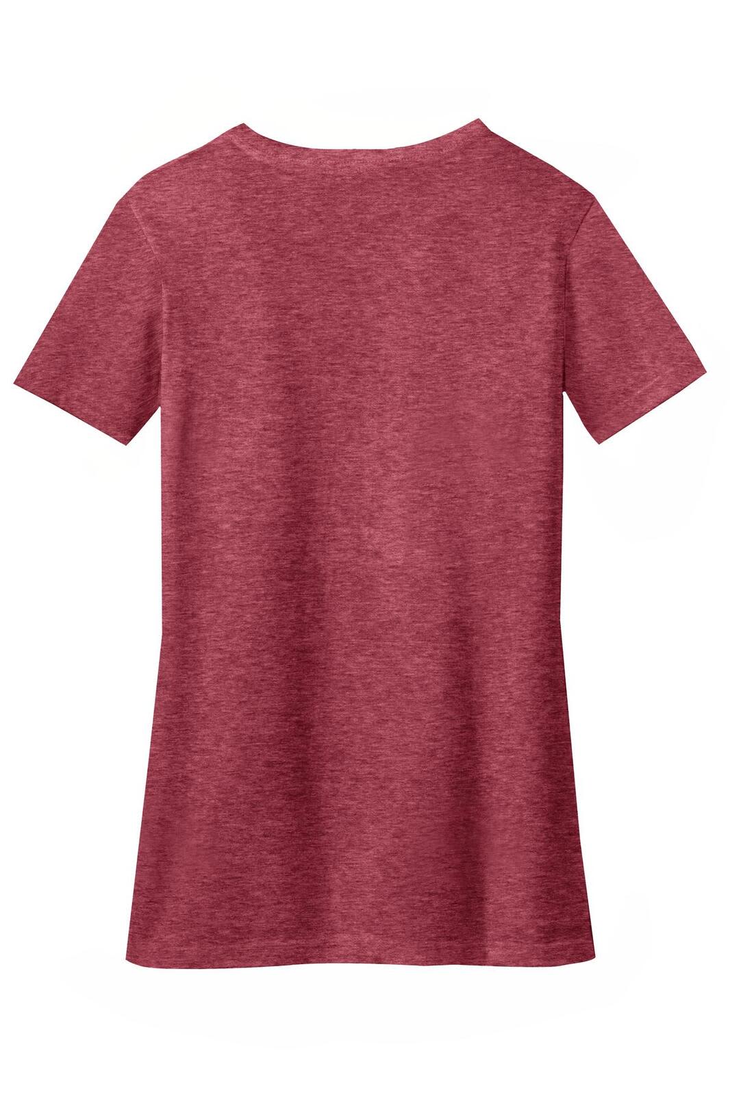 District Made Ladies Perfect Blend V-Neck Tee - DM1190L Image 