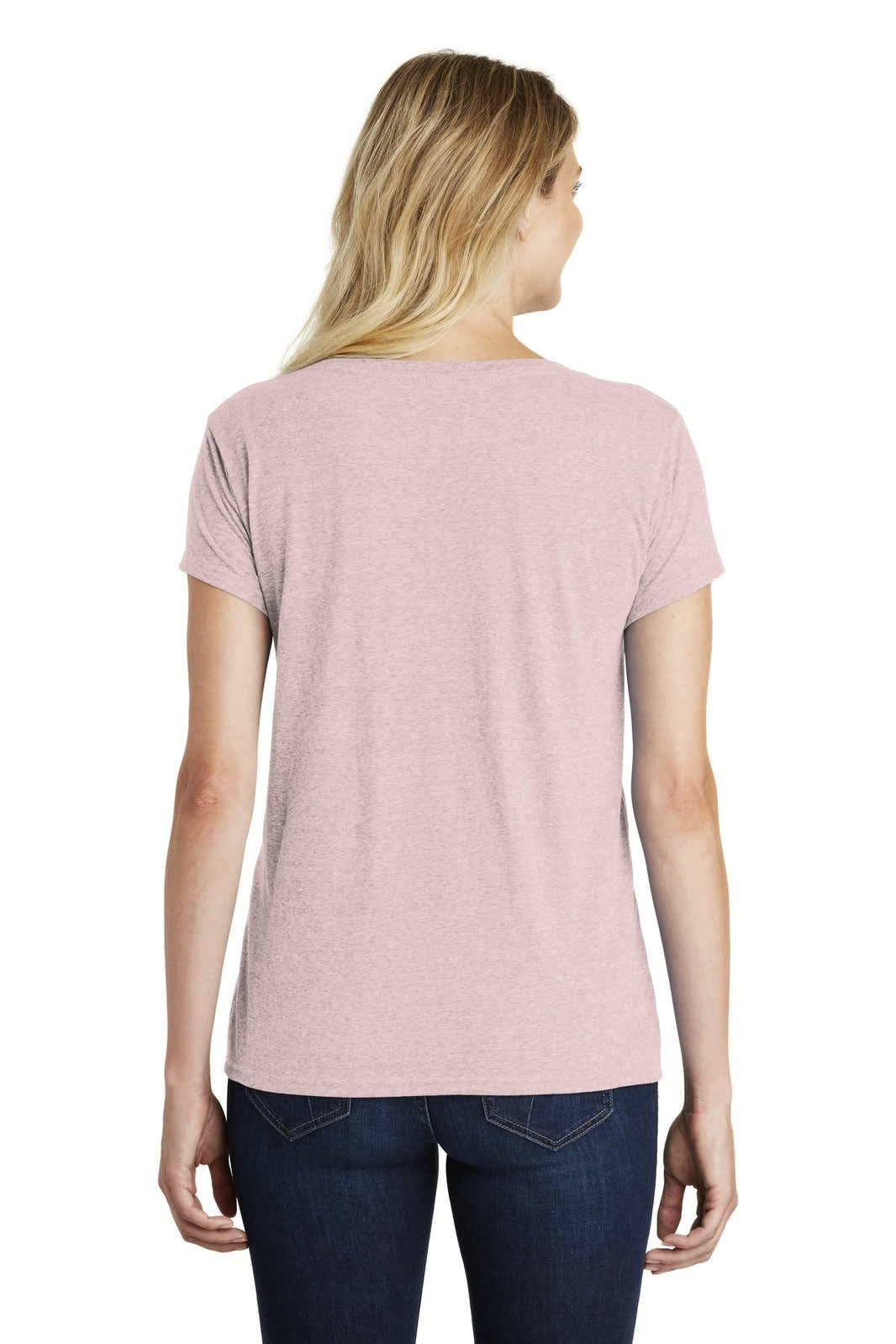 District Made Ladies Perfect Blend V-Neck Tee - DM1190L Image 