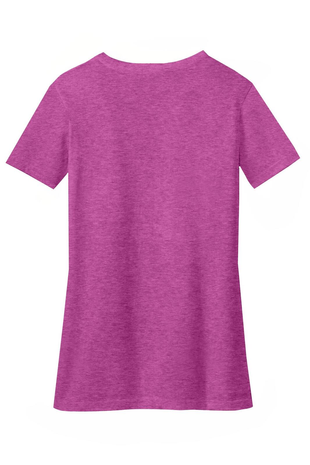 District Made Ladies Perfect Blend V-Neck Tee - DM1190L Image 