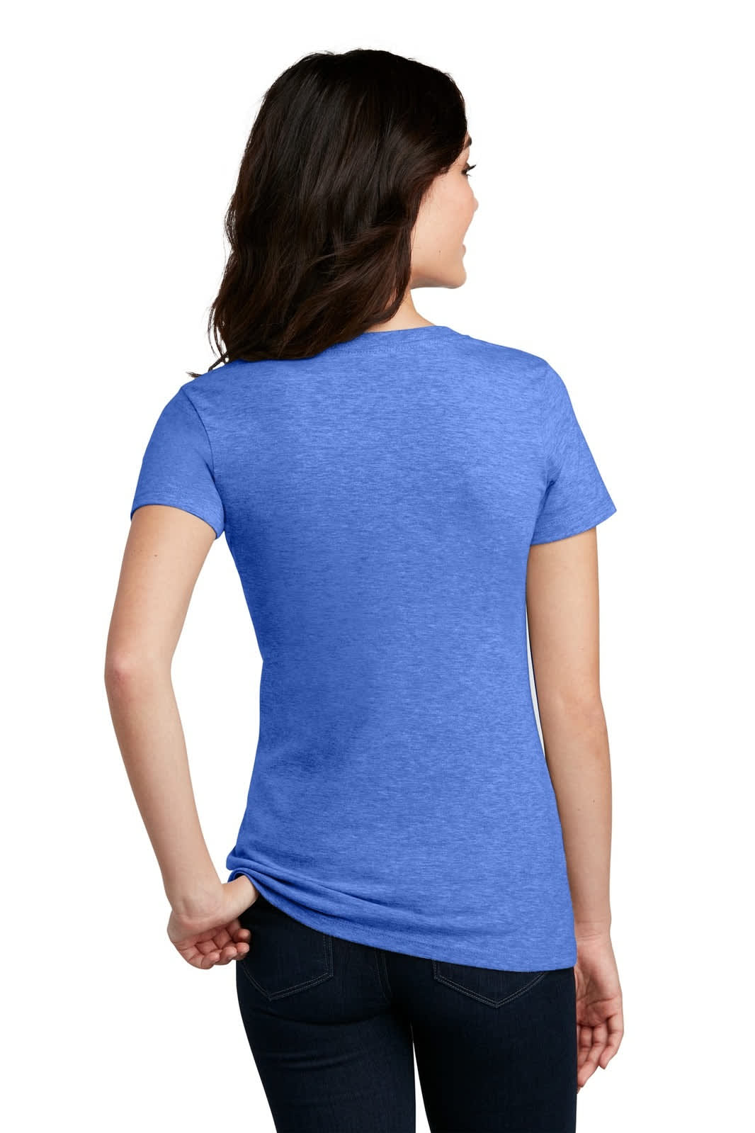 District Made Ladies Perfect Blend V-Neck Tee - DM1190L Image 