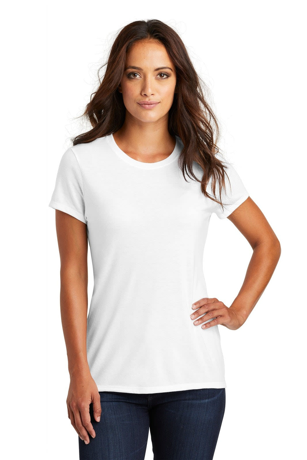 District Made Ladies Perfect Tri Crew Tee