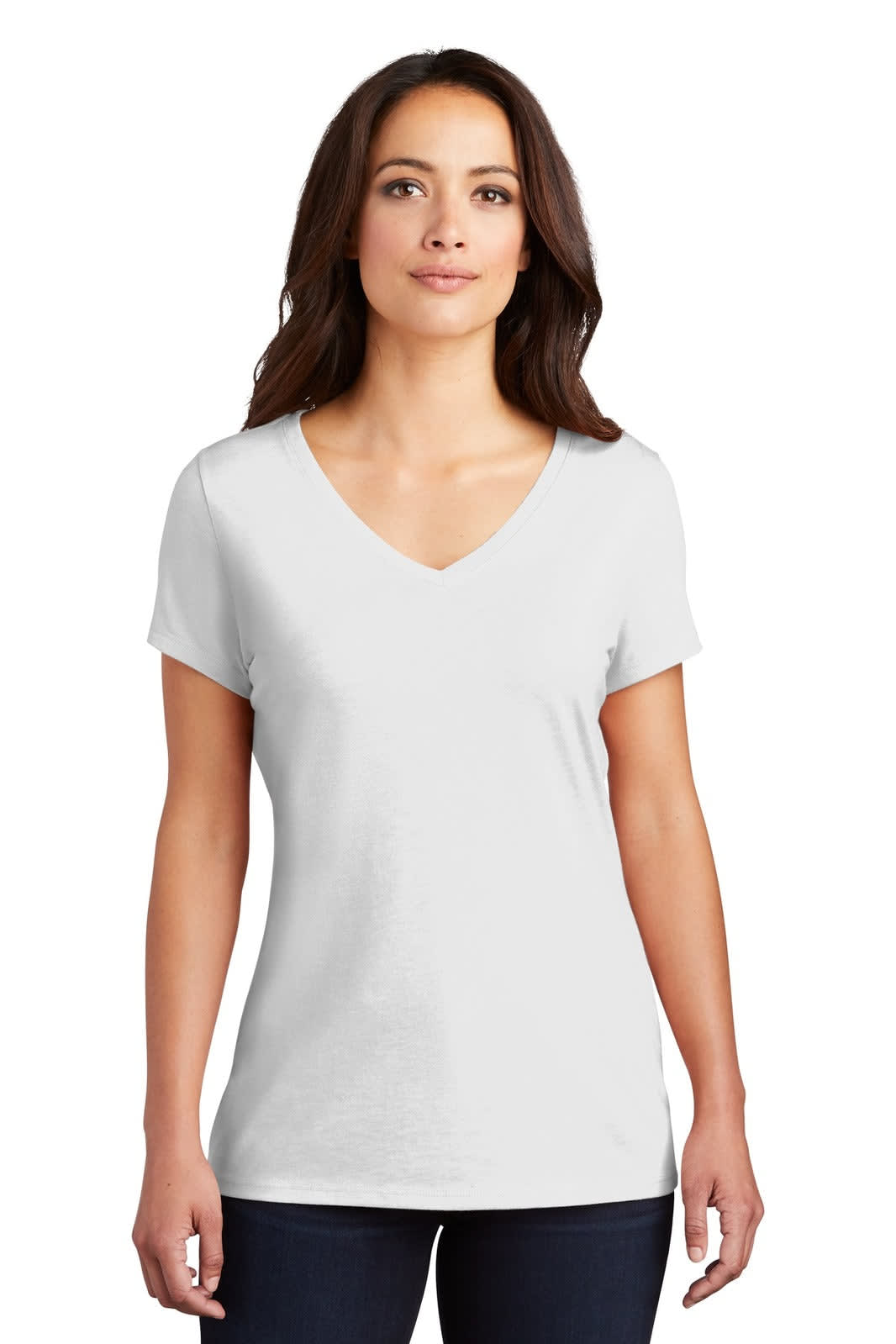 District Made Ladies Perfect Tri V-Neck Tee