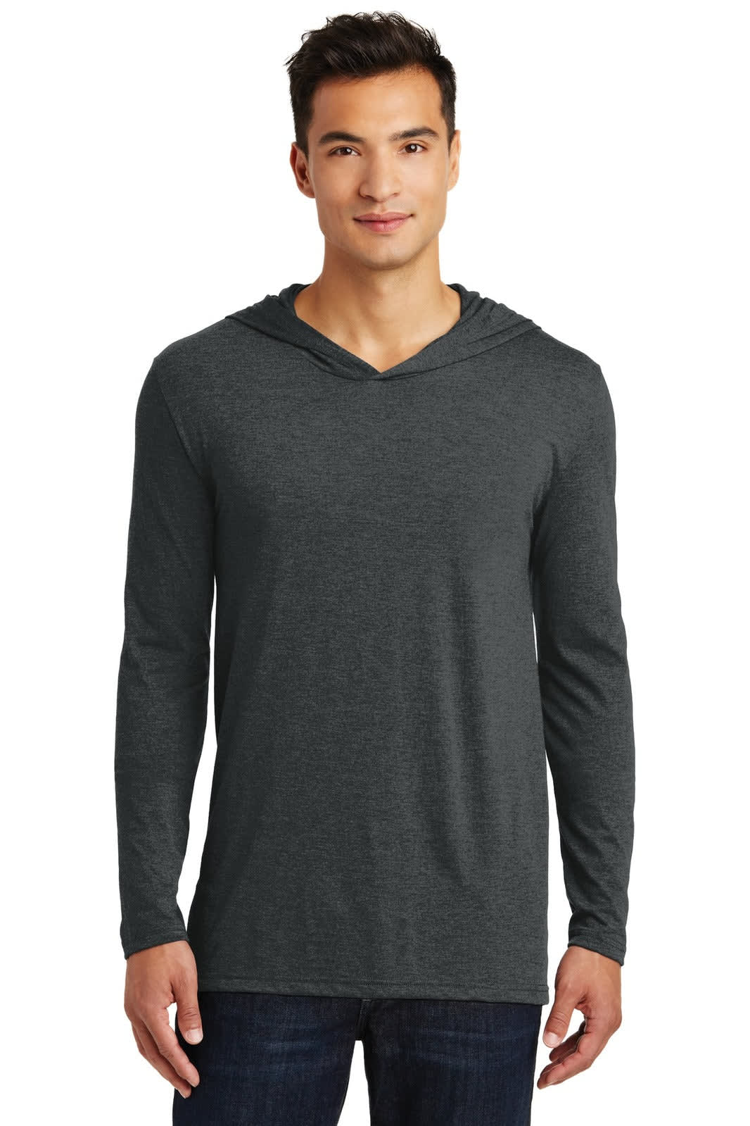 District Made Mens Perfect Tri Long Sleeve Hoodie
