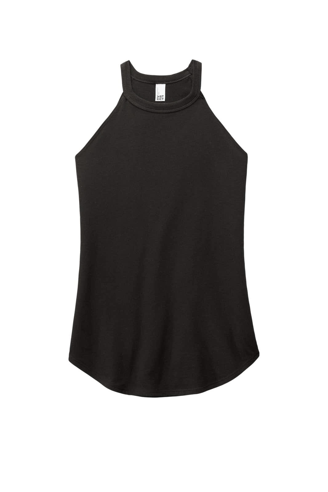 District Made Ladies Perfect Tri Rocker Tank - DT137L Image 