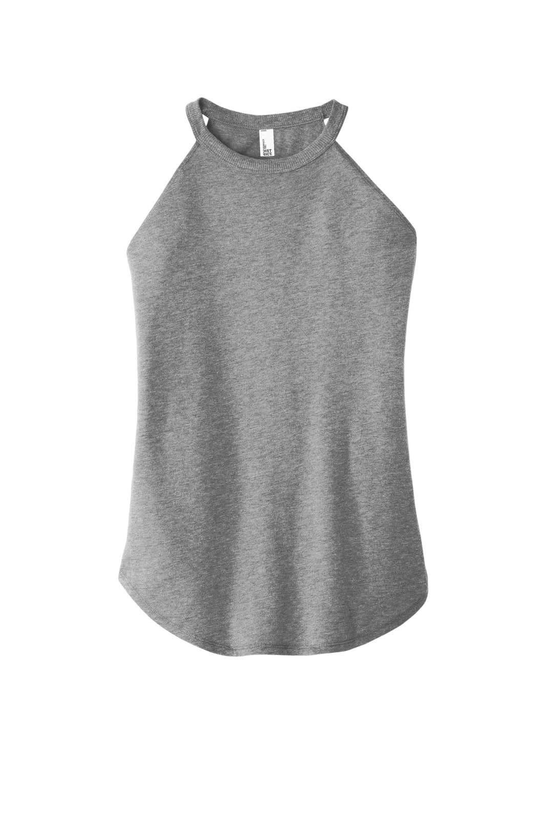 District Made Ladies Perfect Tri Rocker Tank - DT137L Image 