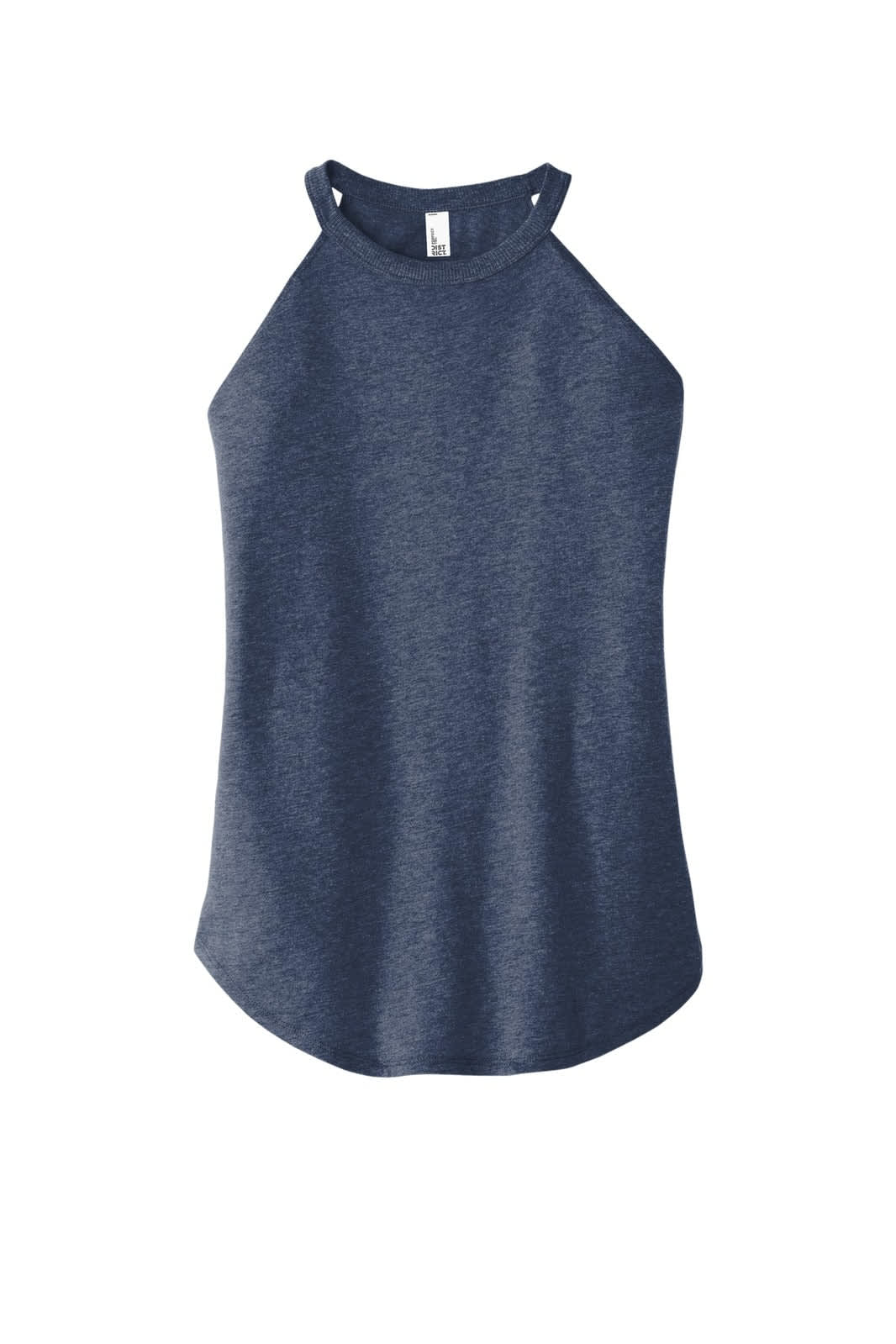 District Made Ladies Perfect Tri Rocker Tank - DT137L Image 
