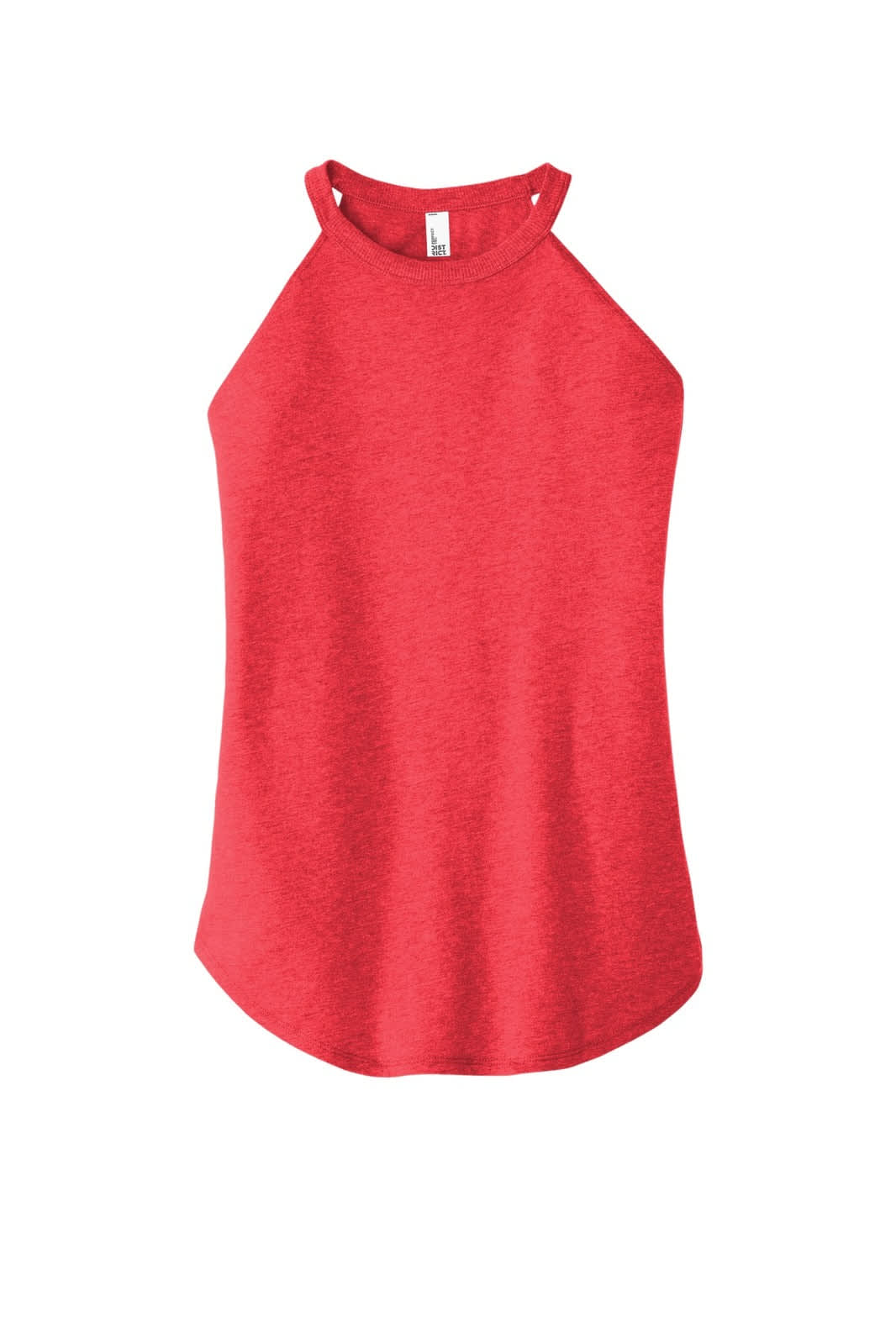 District Made Ladies Perfect Tri Rocker Tank - DT137L Image 