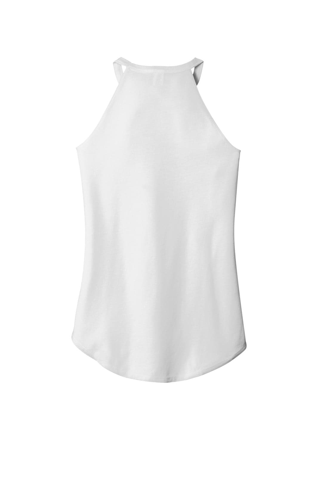 District Made Ladies Perfect Tri Rocker Tank - DT137L Image 