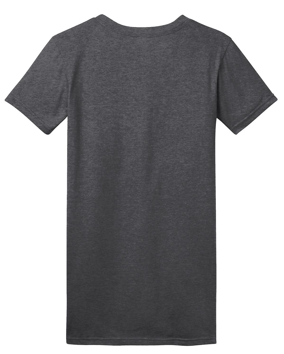 A grey junior's concert tee with short sleeves and a plain back design. Features a logo on the label.