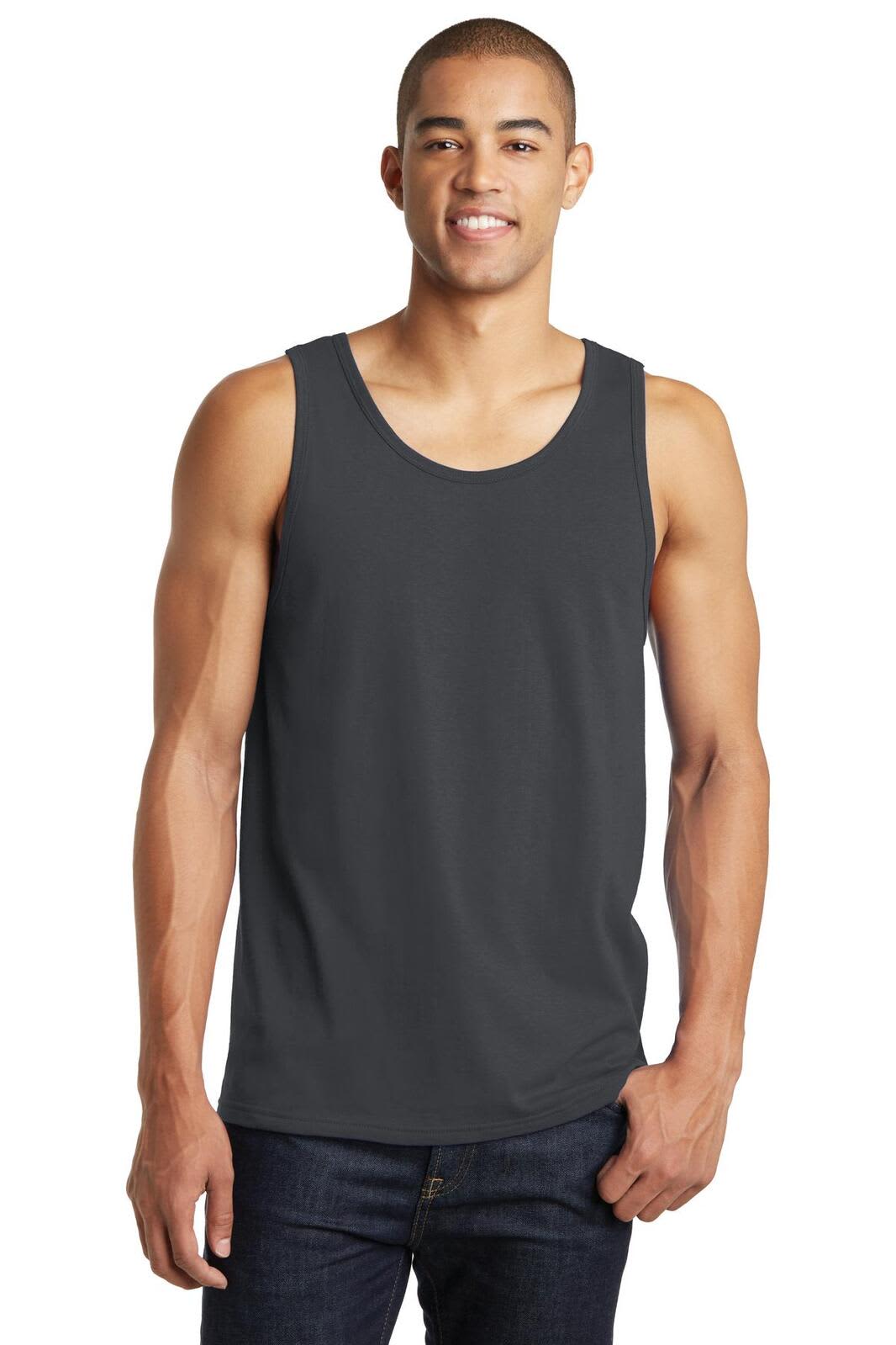 District Young Mens The Concert Tank - DT5300 Image Charcoal
