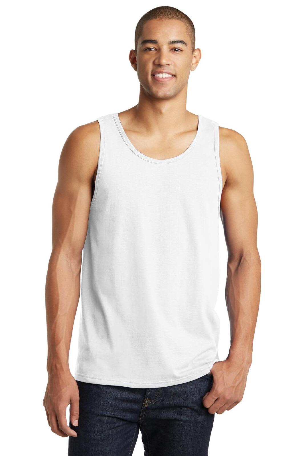 District Young Mens The Concert Tank - DT5300 Image White