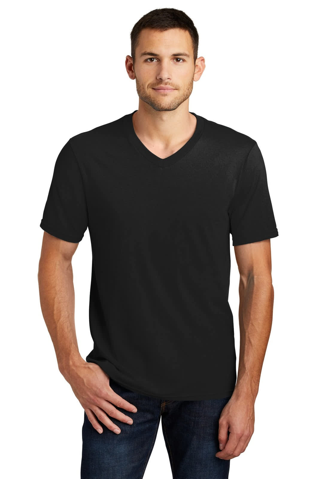 District - Young Mens Very Important Tee V-Neck