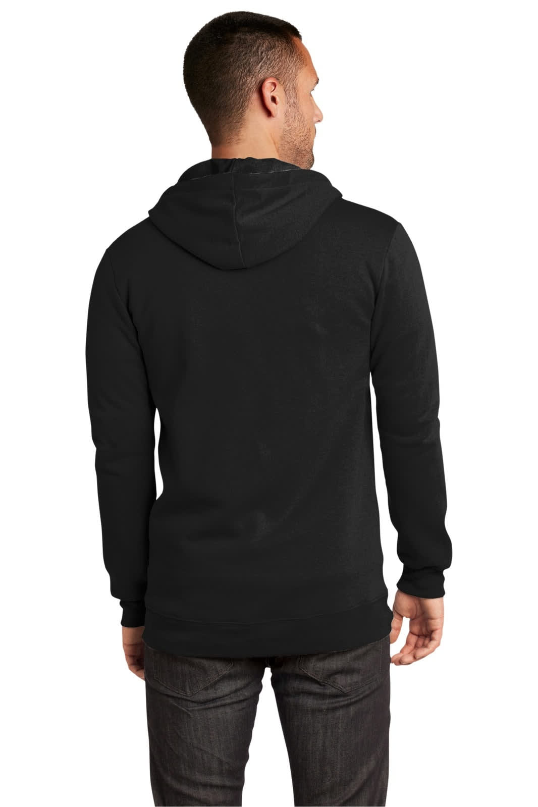 District - Young Mens The Concert Fleece Full-Zip Hoodie