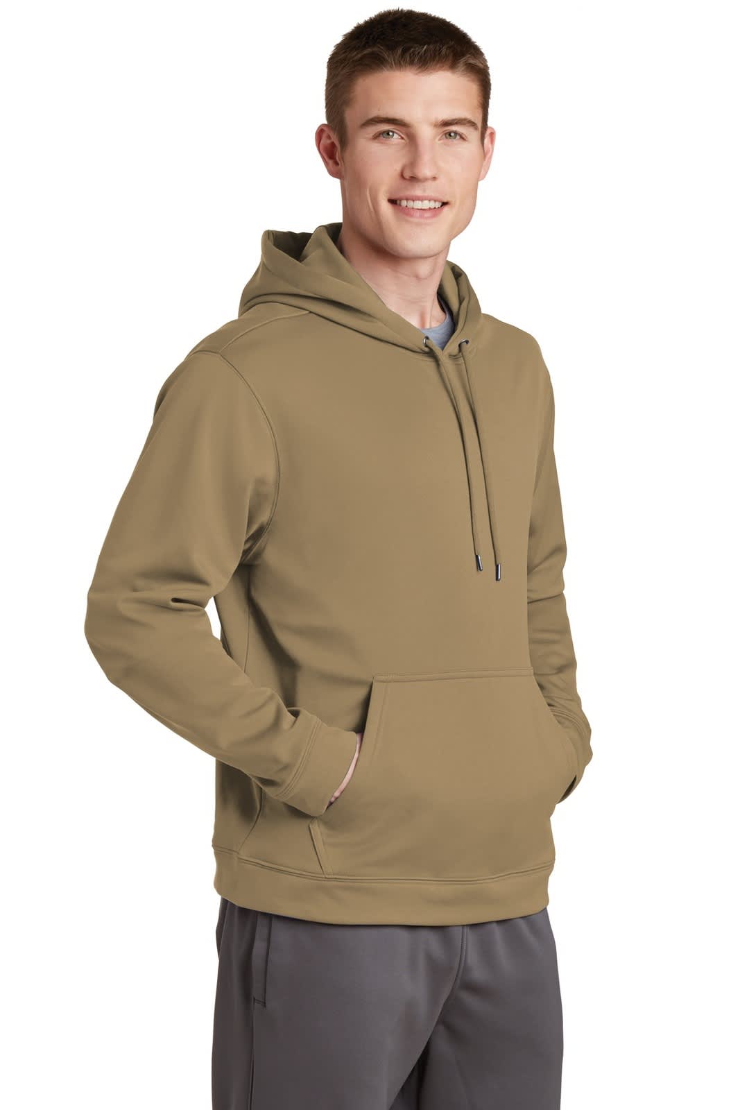 Sport-Tek Sport-Wick Fleece Hooded Pullover