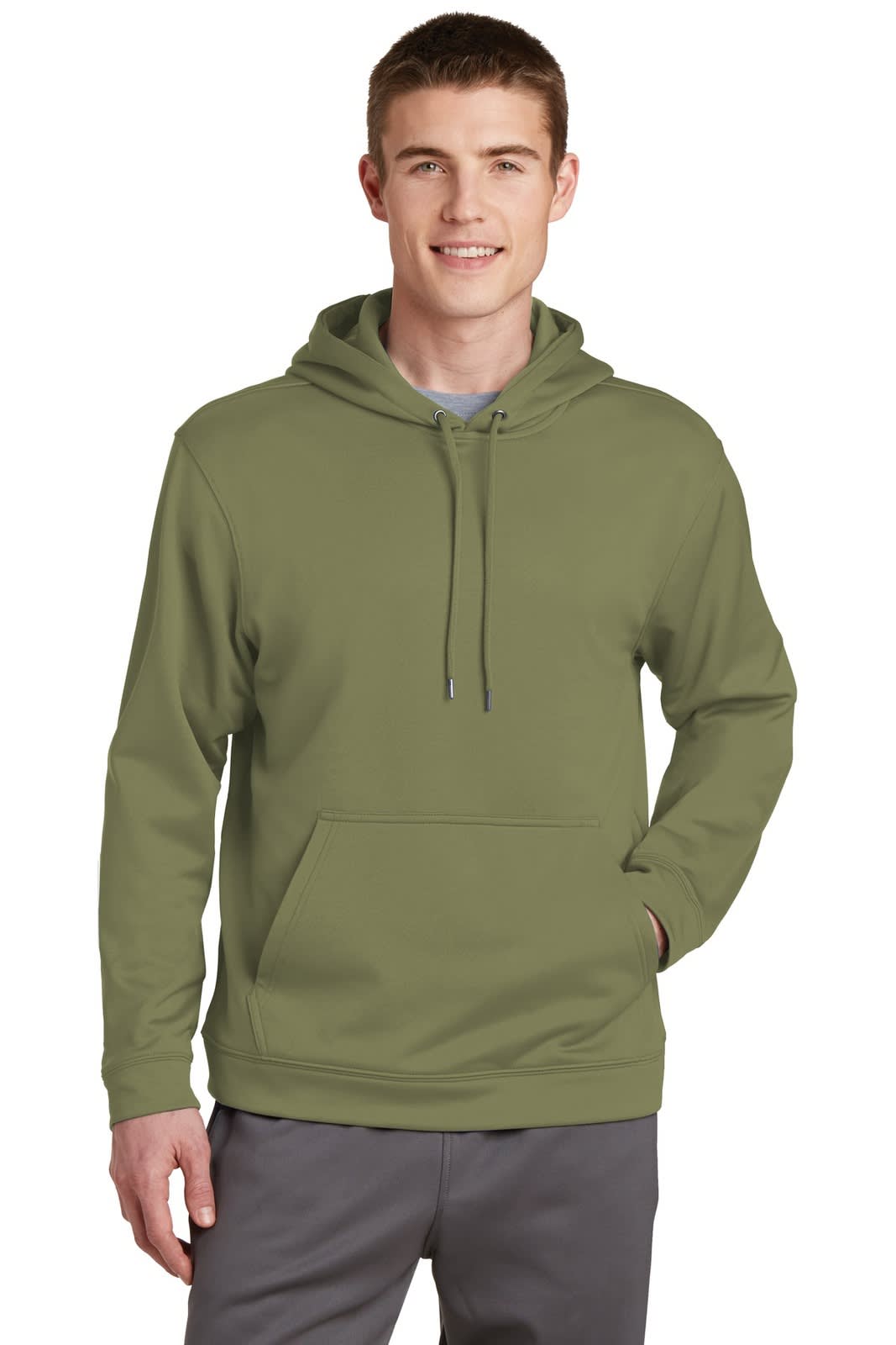 Sport-Tek Sport-Wick Fleece Hooded Pullover