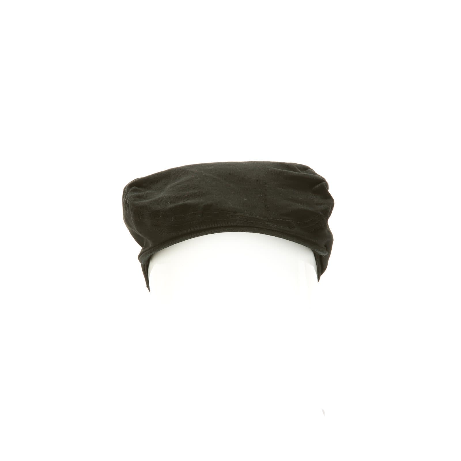 A black Driver Cap with a soft, structured design, featuring a logo on the front.