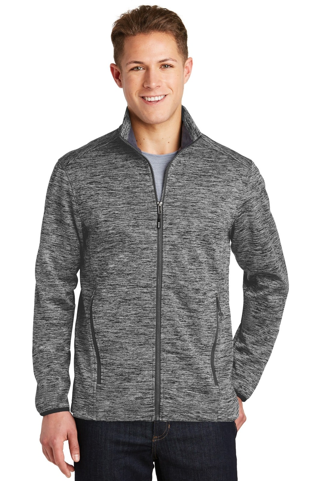 Sport-Tek PosiCharge Electric Heather Soft Shell Jacket