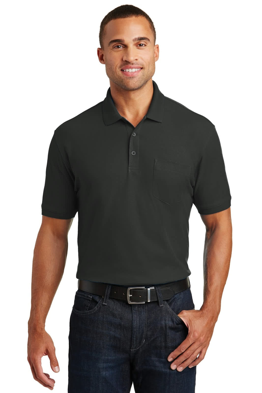 Port Authority Core Classic Pique Pocket Polo