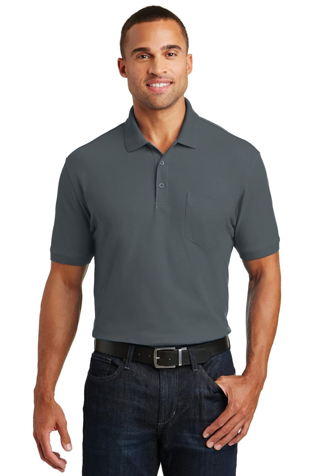 Port Authority Core Classic Pique Pocket Polo