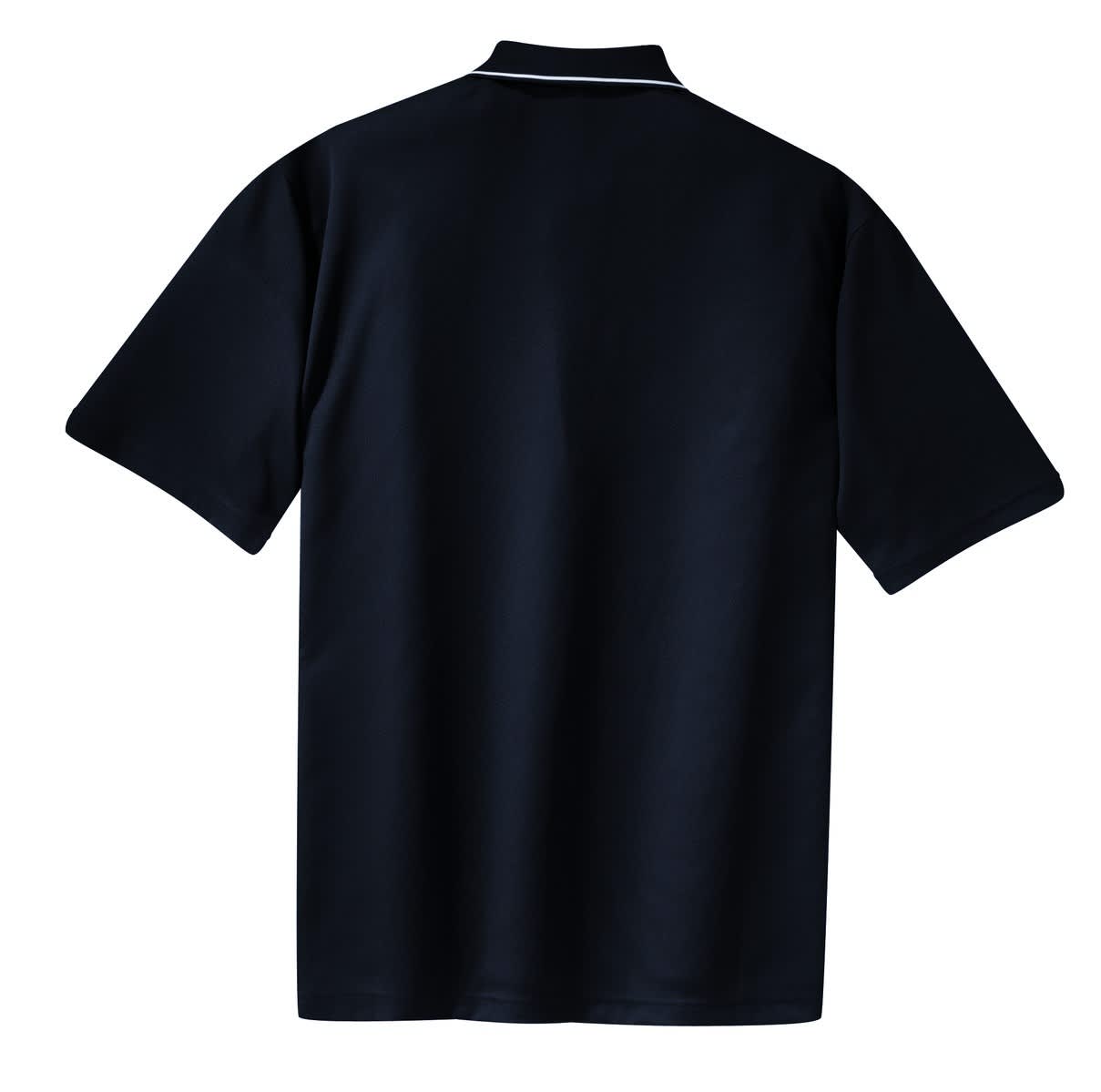 Sport-Tek Dri-Mesh Polo with Tipped Collar and Piping