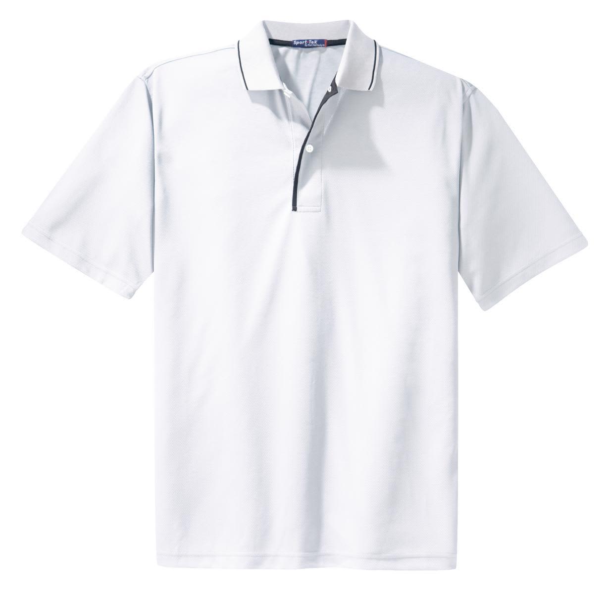Sport-Tek Dri-Mesh Polo with Tipped Collar and Piping