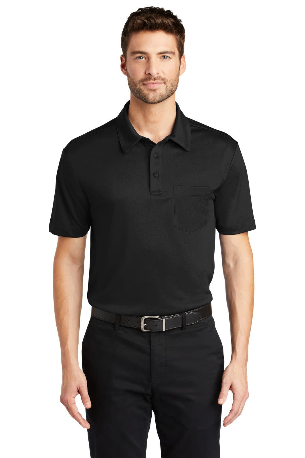 Port Authority Silk Touch Performance Pocket Polo