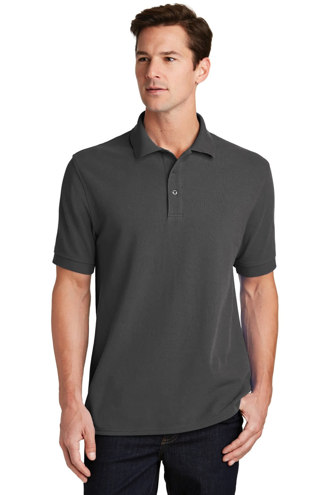 Port & Company Ring Spun Pique Polo