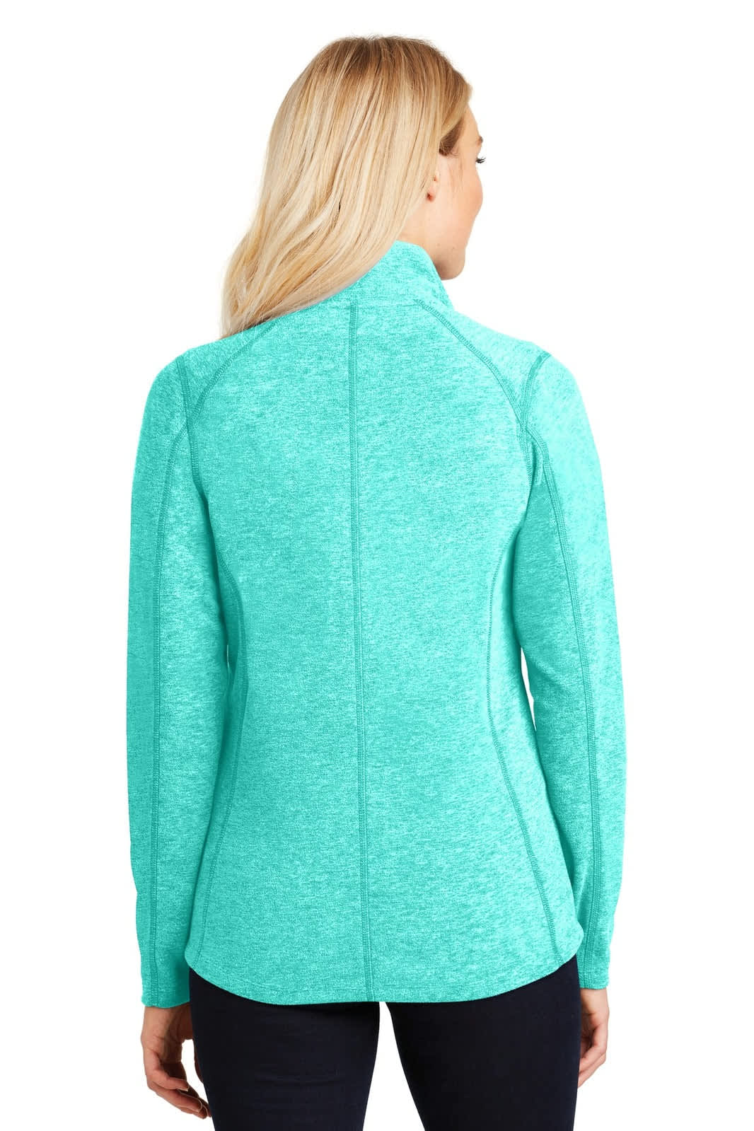 Port Authority Ladies Heather Microfleece Full-Zip Jacket