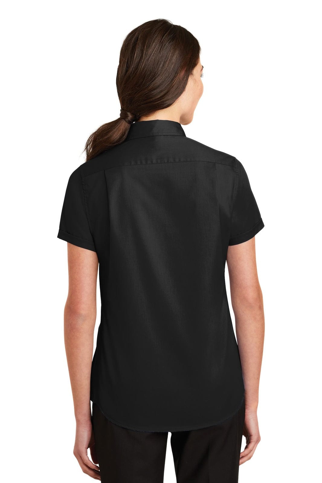 Port Authority Ladies Short Sleeve SuperPro Twill Shirt