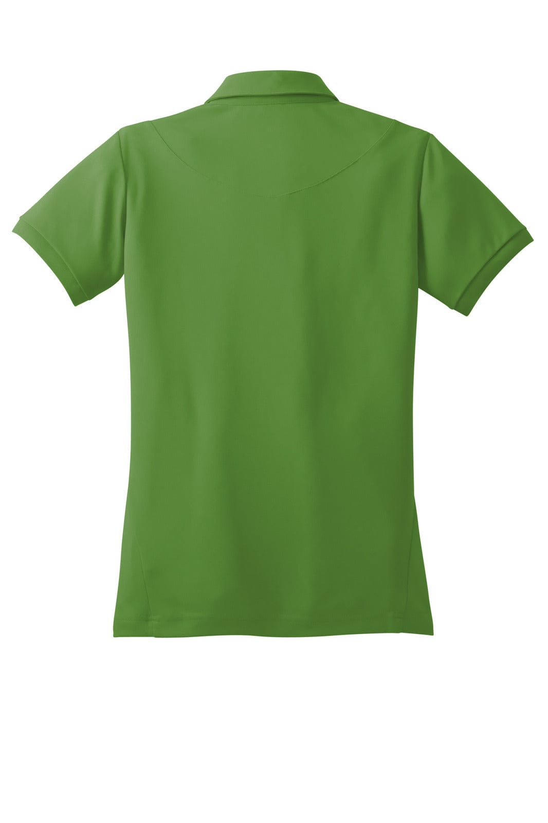 A green OGIO Jewel Polo shirt with short sleeves and a collared design, featuring a logo on the back.