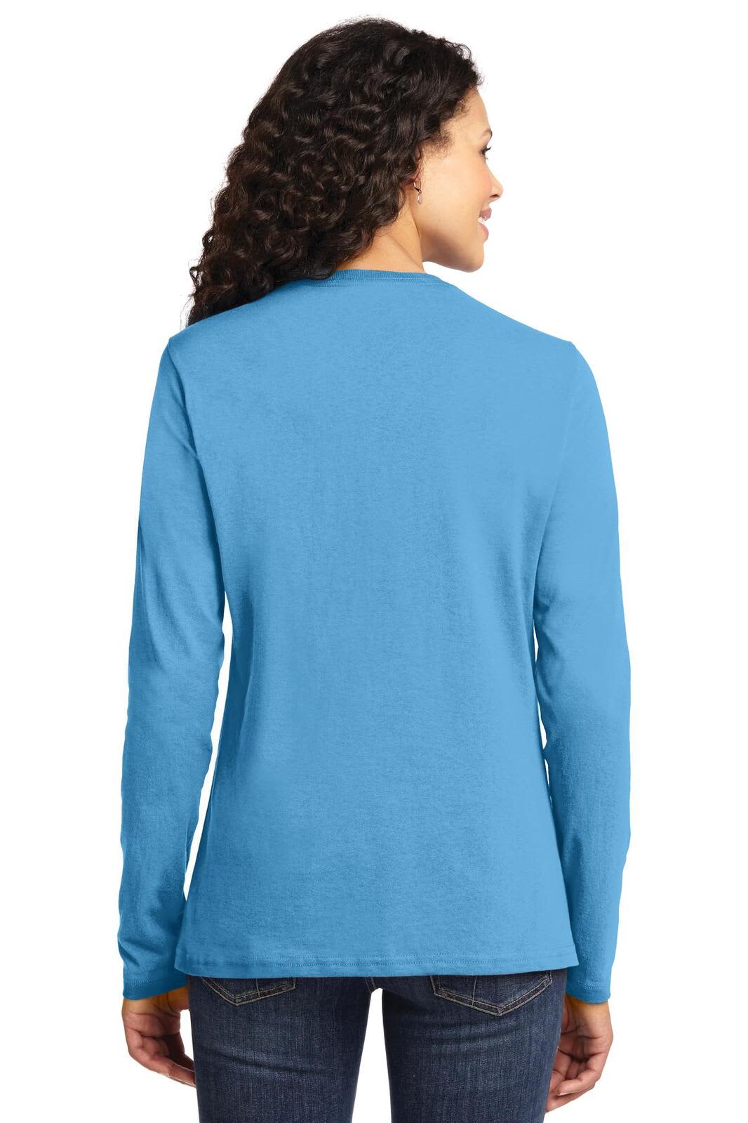Port & Company Ladies Long Sleeve Core Cotton Tee