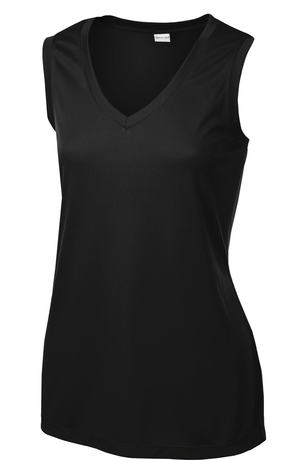 Sport-Tek Ladies Sleeveless PosiCharge Competitor V-Neck Tee - LST352 Image 