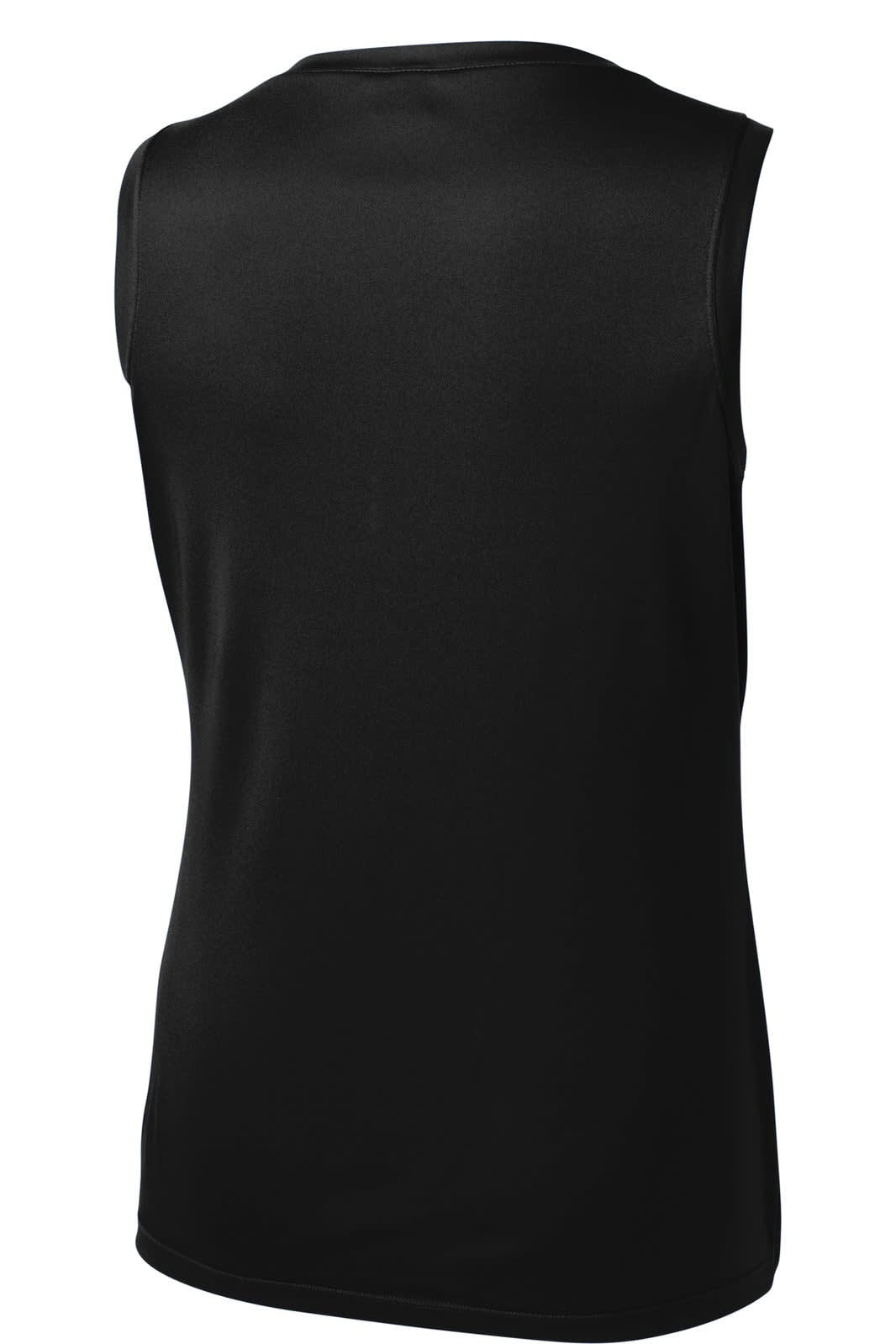 Sport-Tek Ladies Sleeveless PosiCharge Competitor V-Neck Tee - LST352 Image 