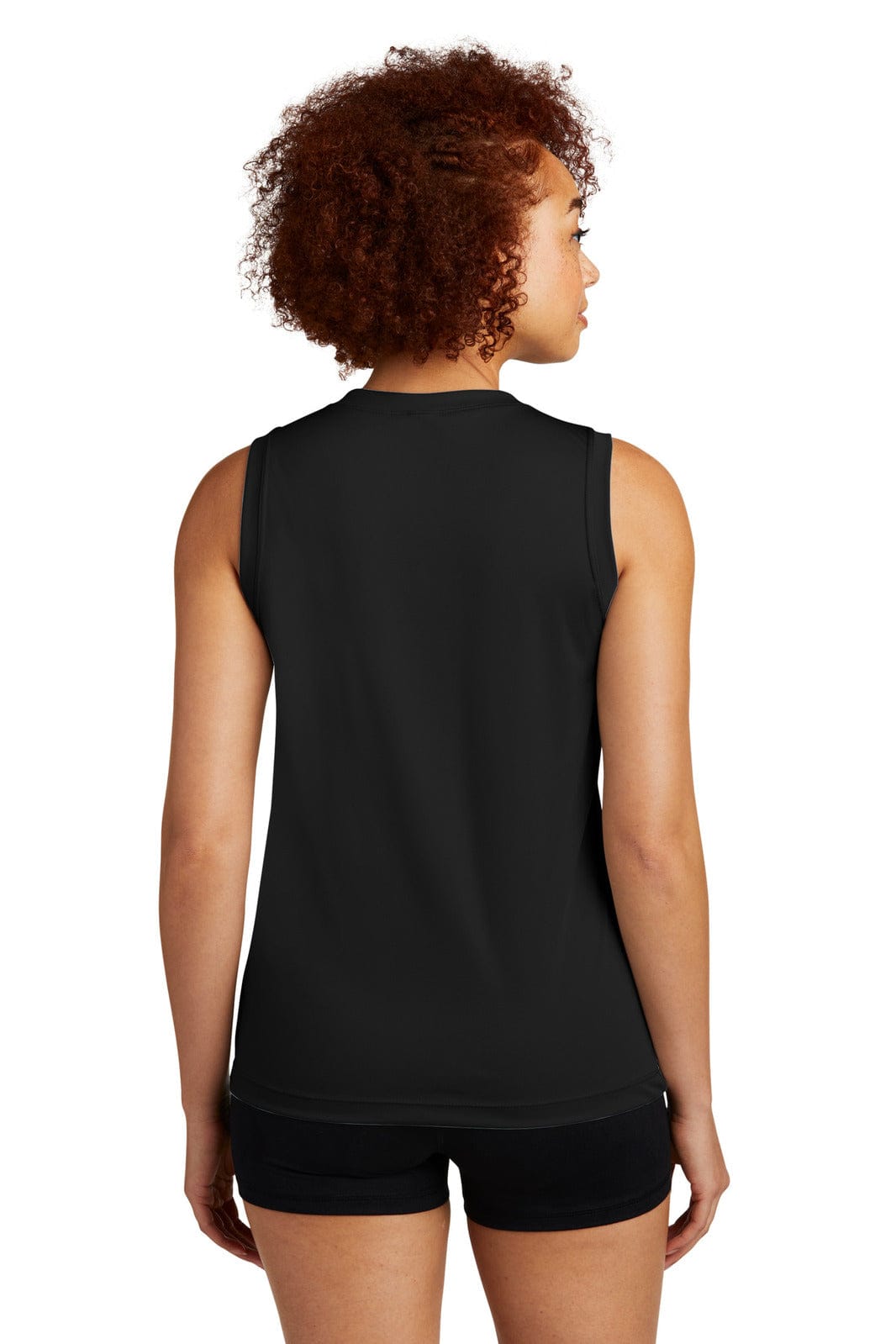 Sport-Tek Ladies Sleeveless PosiCharge Competitor V-Neck Tee - LST352 Image 
