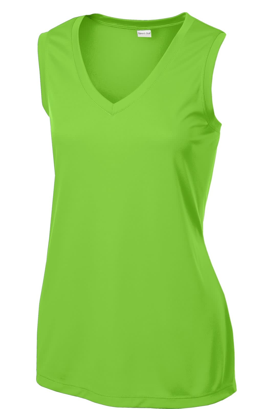 Sport-Tek Ladies Sleeveless PosiCharge Competitor V-Neck Tee