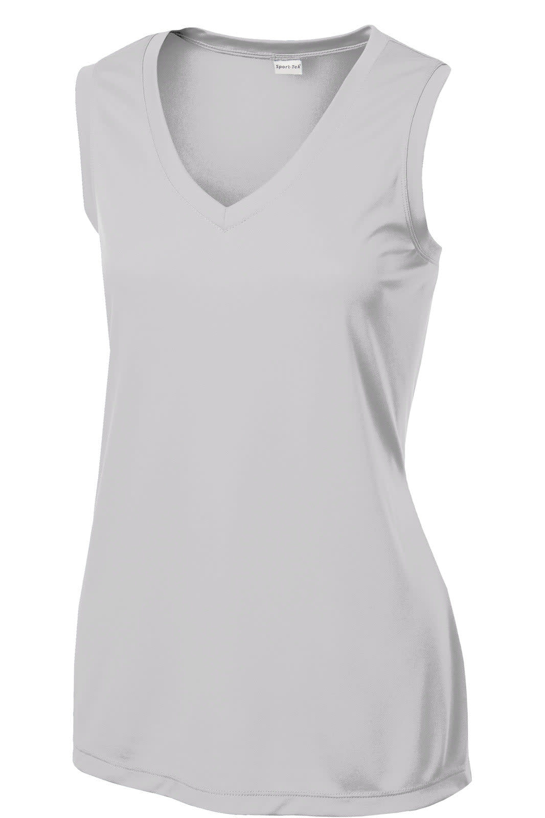 Sport-Tek Ladies Sleeveless PosiCharge Competitor V-Neck Tee - LST352 Image 