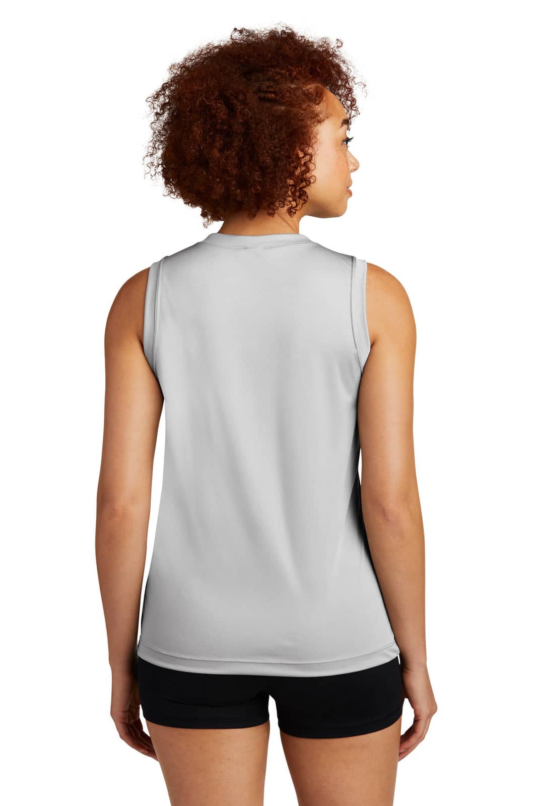 Sport-Tek Ladies Sleeveless PosiCharge Competitor V-Neck Tee - LST352 Image 