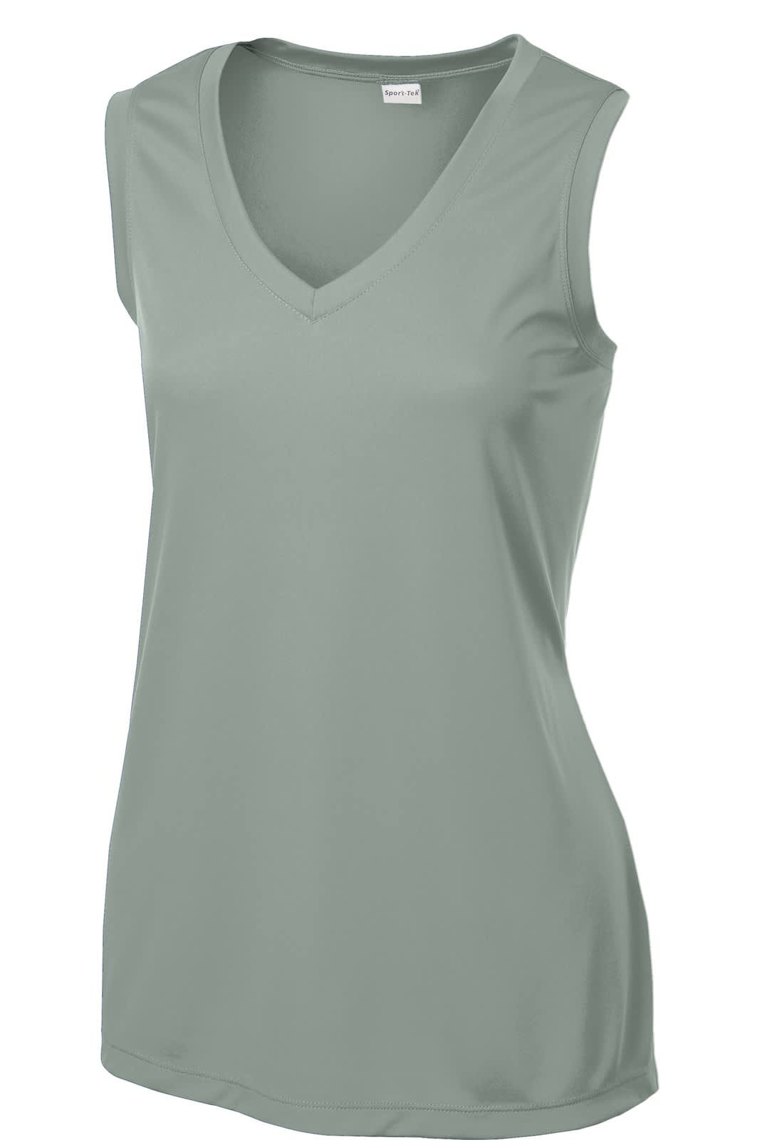 Sport-Tek Ladies Sleeveless PosiCharge Competitor V-Neck Tee