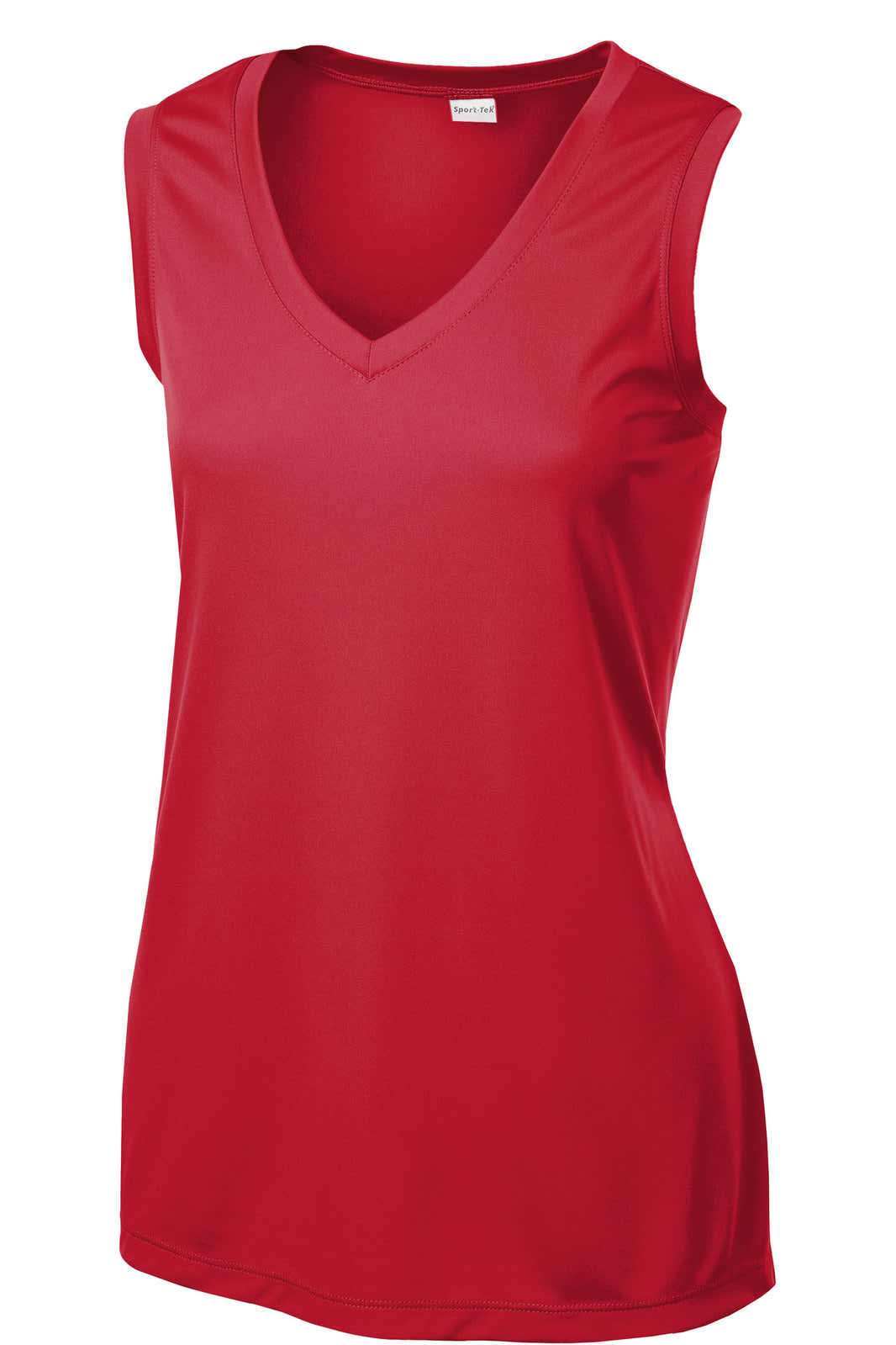Sport-Tek Ladies Sleeveless PosiCharge Competitor V-Neck Tee - LST352 Image 