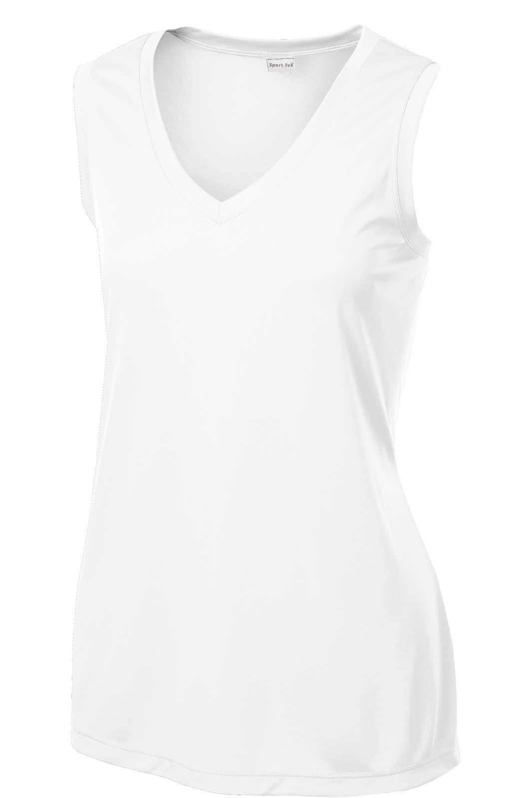 Sport-Tek Ladies Sleeveless PosiCharge Competitor V-Neck Tee - LST352 Image 