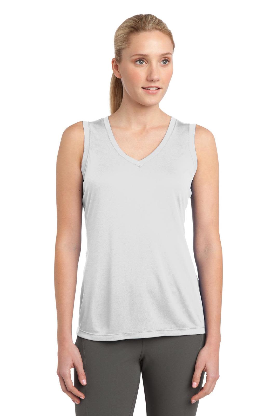 Sport-Tek Ladies Sleeveless PosiCharge Competitor V-Neck Tee