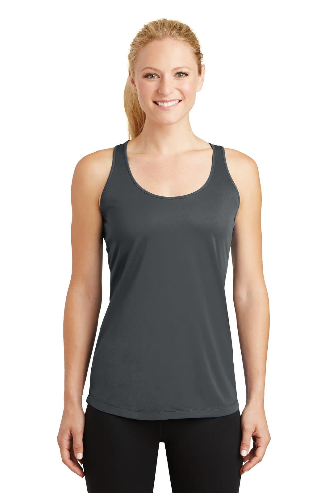 Sport-Tek Ladies PosiCharge Competitor Racerback Tank - LST356 Image Iron Grey