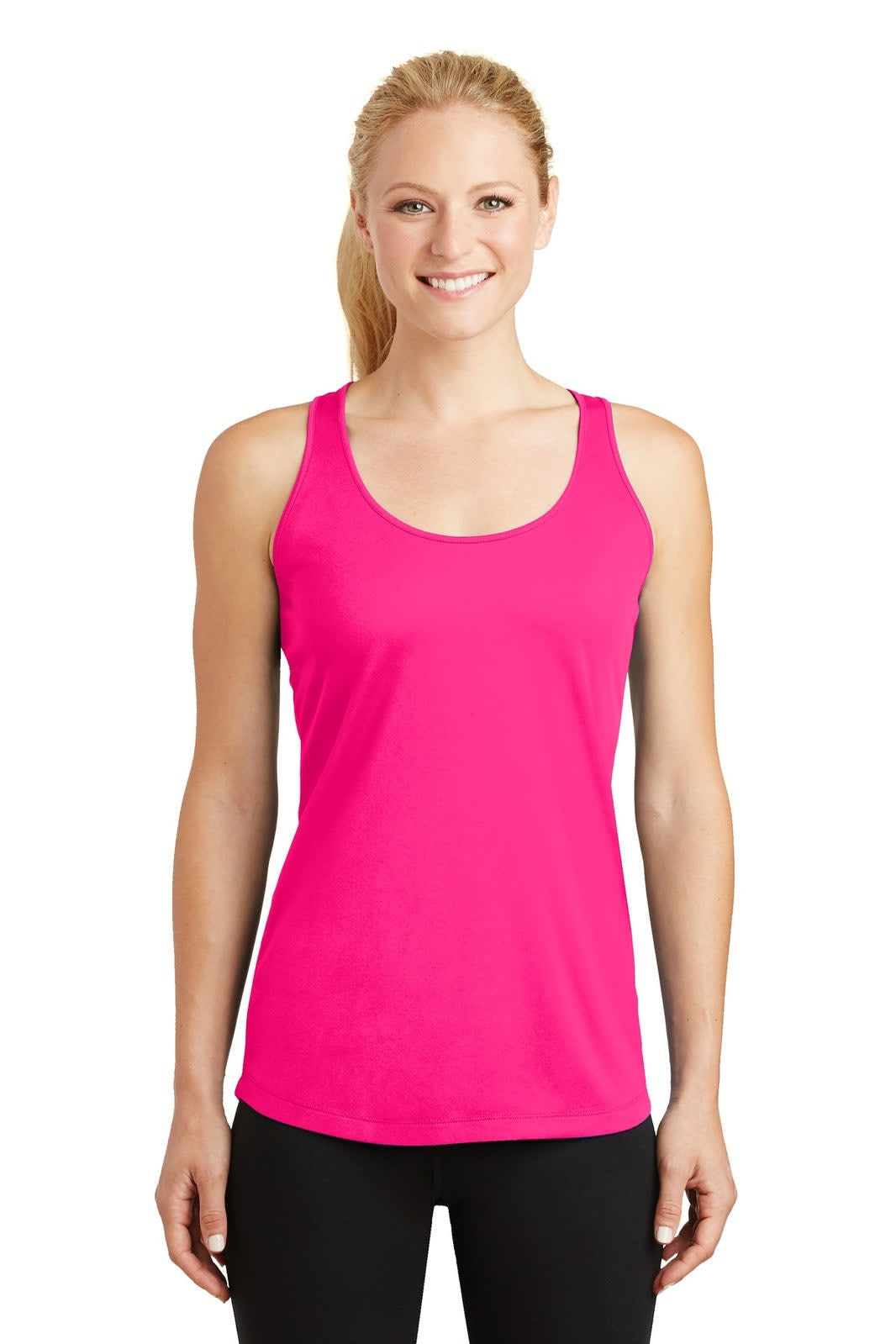 Sport-Tek Ladies PosiCharge Competitor Racerback Tank - LST356 Image Neon Pink