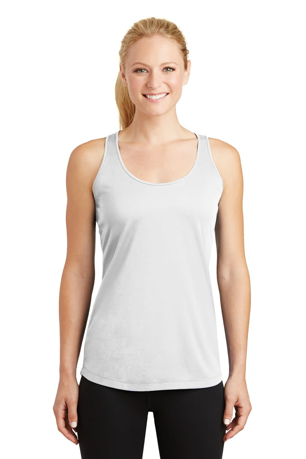 Sport-Tek Ladies PosiCharge Competitor Racerback Tank - LST356 Image White