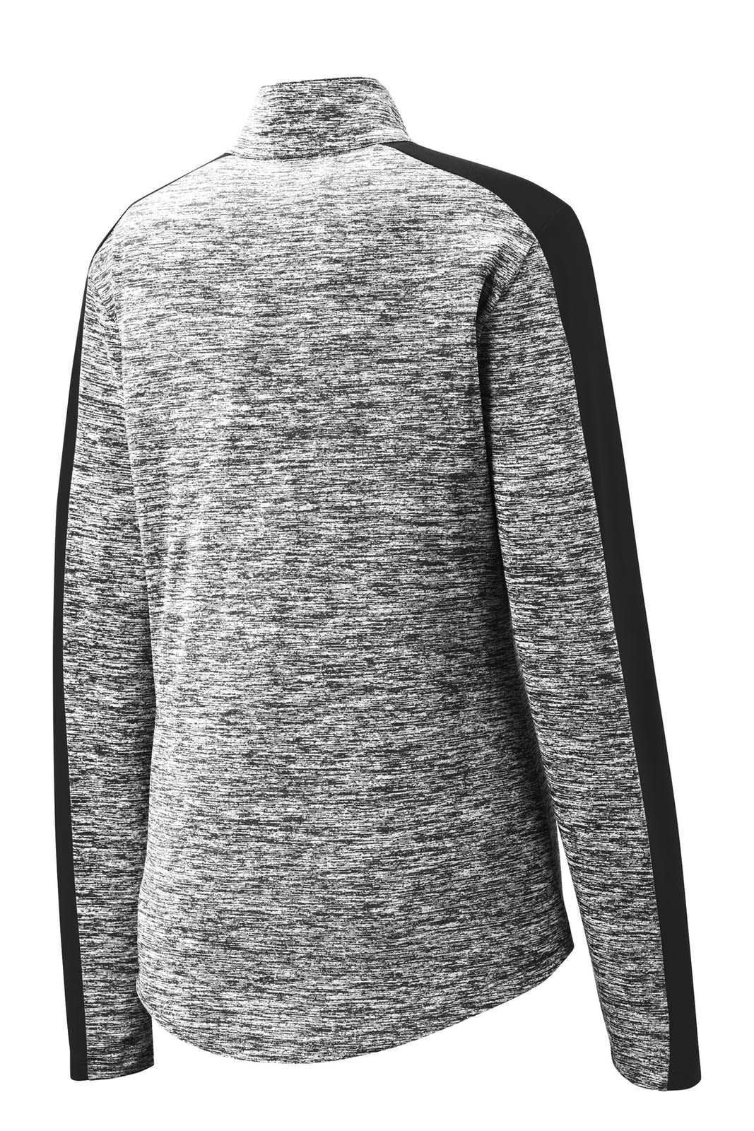 Sport-Tek Ladies PosiCharge Electric Heather Colorblock 1/4-Zip Pullover