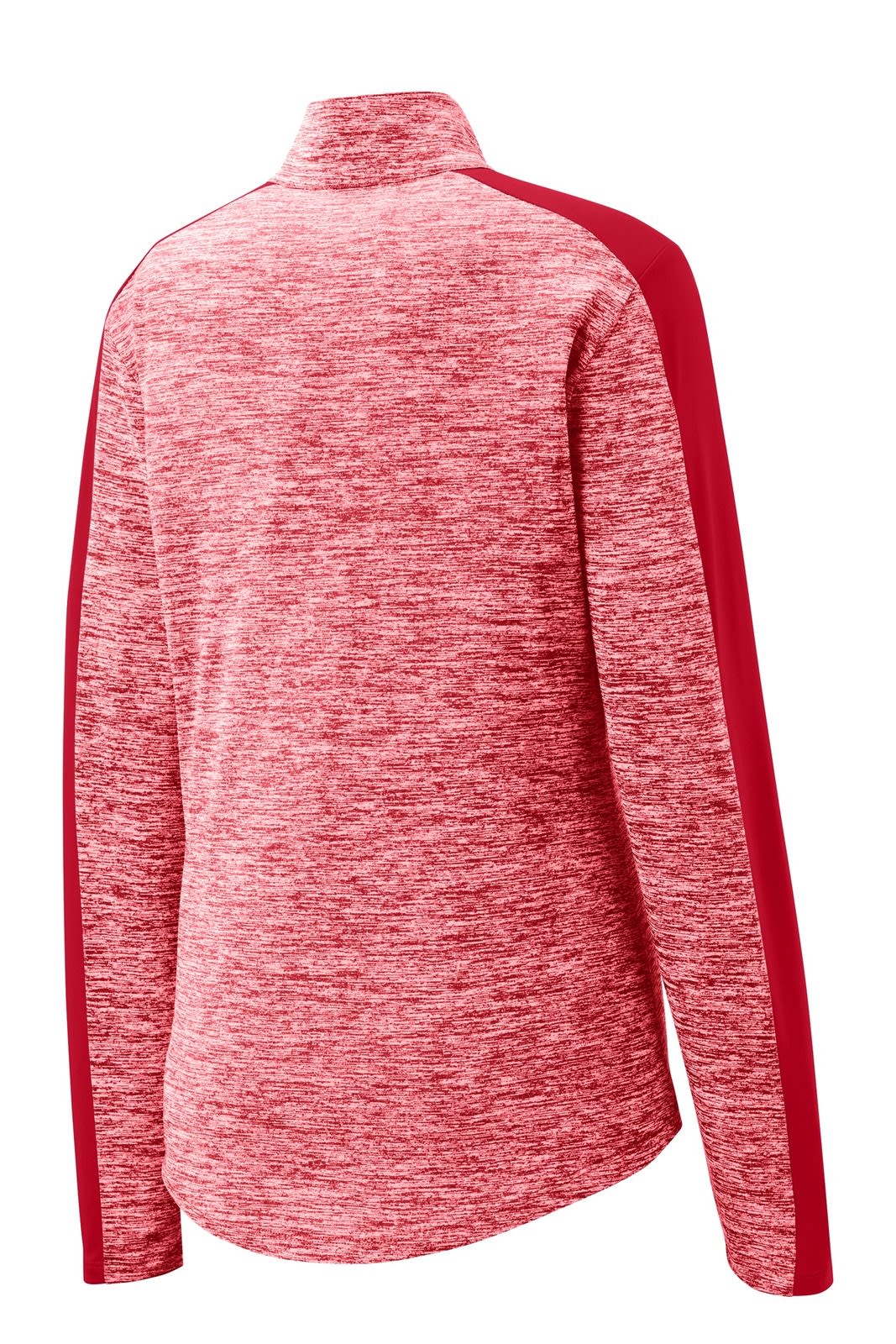 Sport-Tek Ladies PosiCharge Electric Heather Colorblock 1/4-Zip Pullover