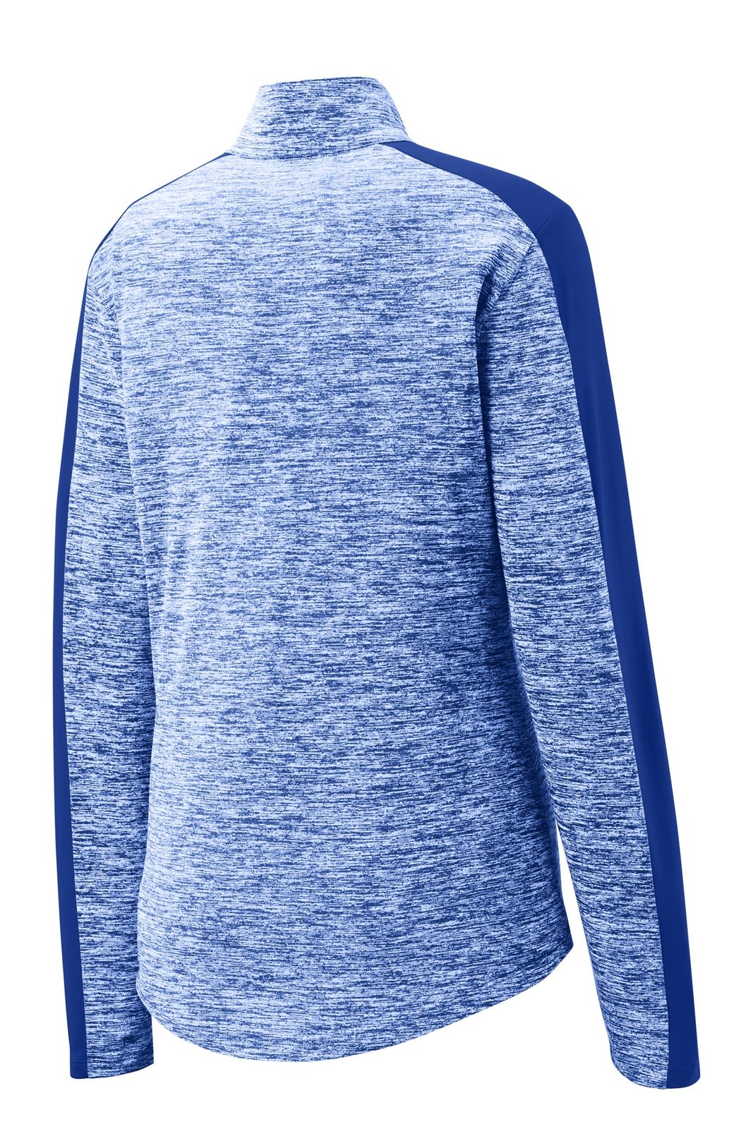 Sport-Tek Ladies PosiCharge Electric Heather Colorblock 1/4-Zip Pullover