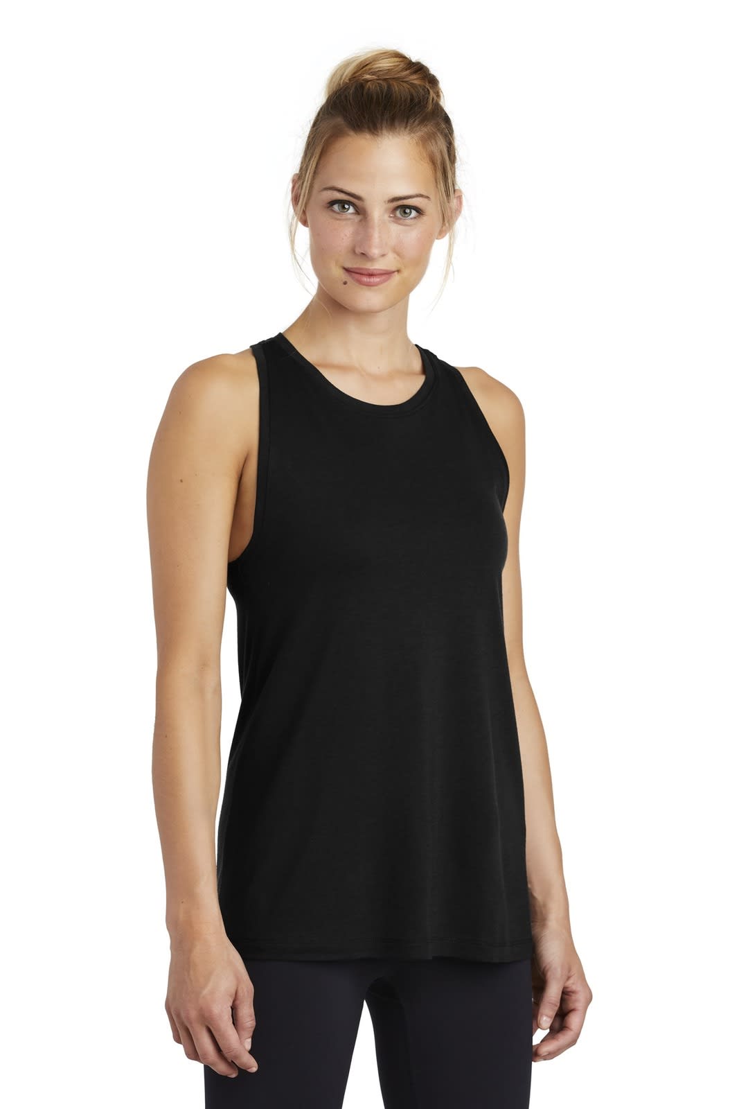 Sport-Tek  Ladies PosiCharge  Tri-Blend Wicking Tank