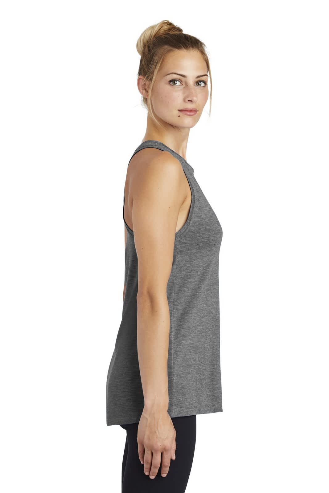 Sport-Tek  Ladies PosiCharge  Tri-Blend Wicking Tank