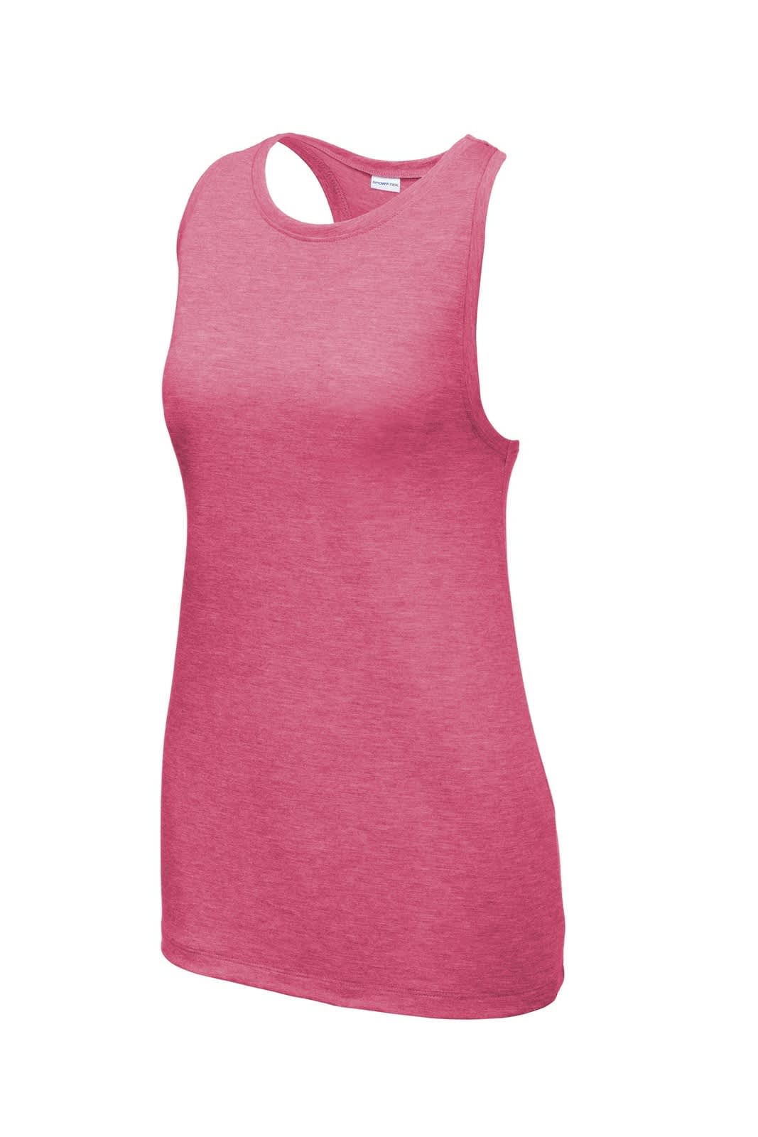 Sport-Tek  Ladies PosiCharge  Tri-Blend Wicking Tank